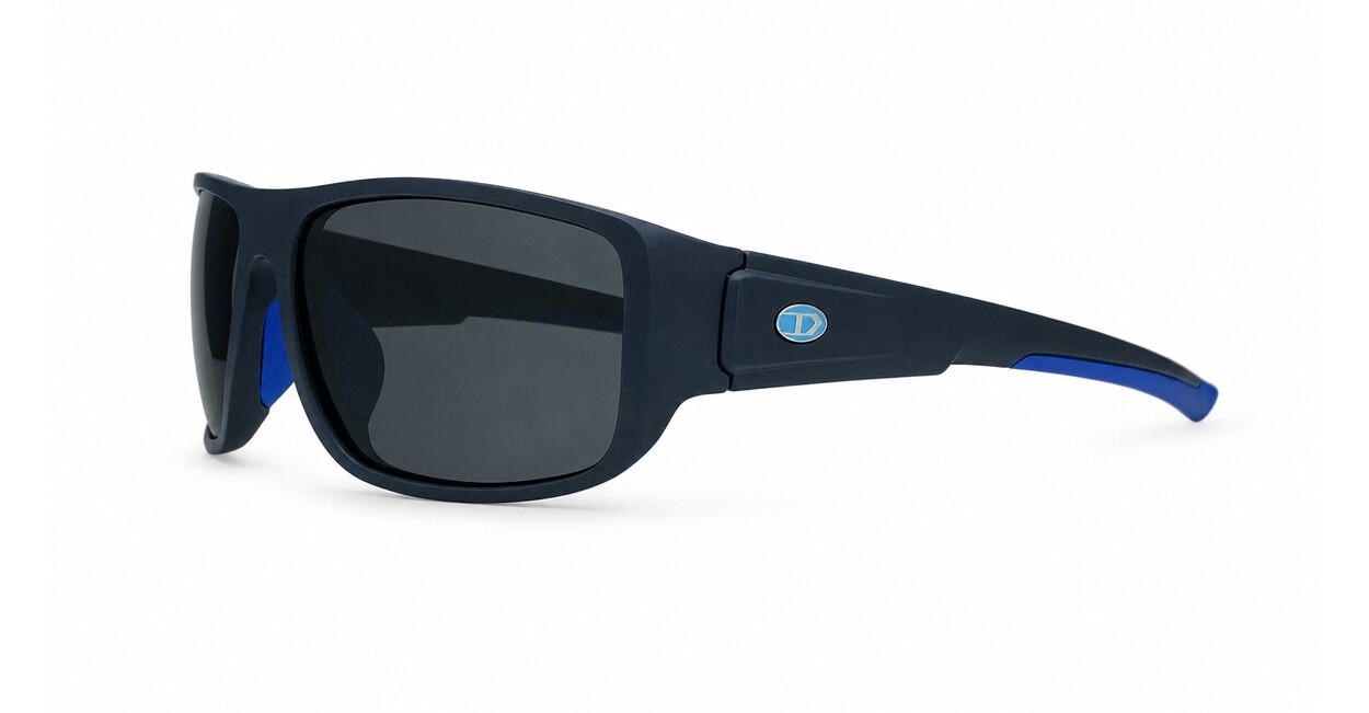 Moby men's wraparound polarised sunglasses with sculpted temples