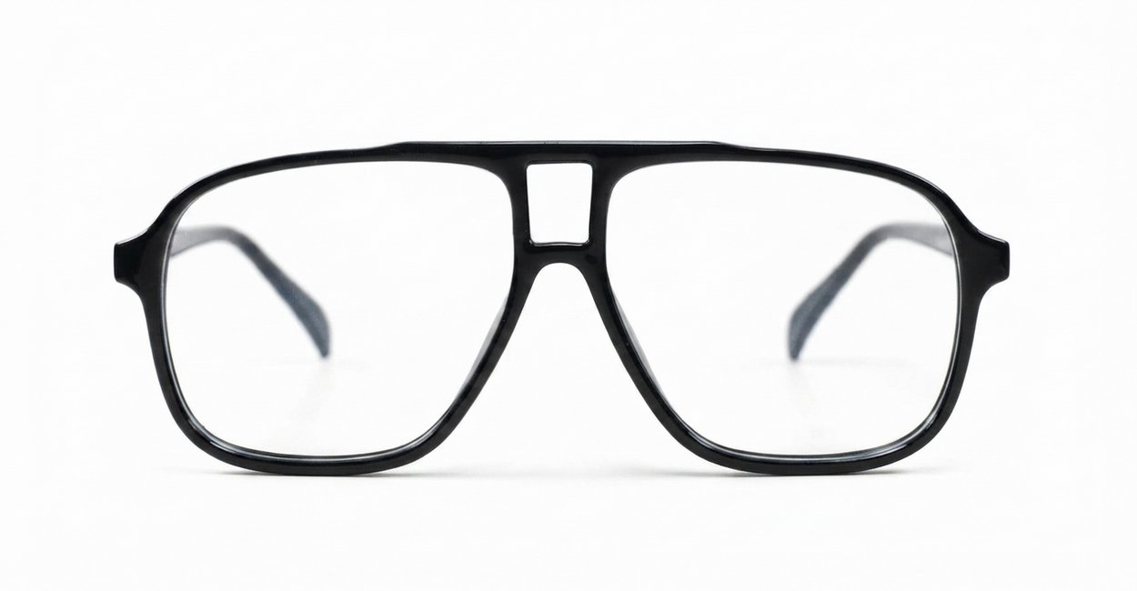 Large aviator blue blocker glasses in black, tortoise or clear with quality steel hinges