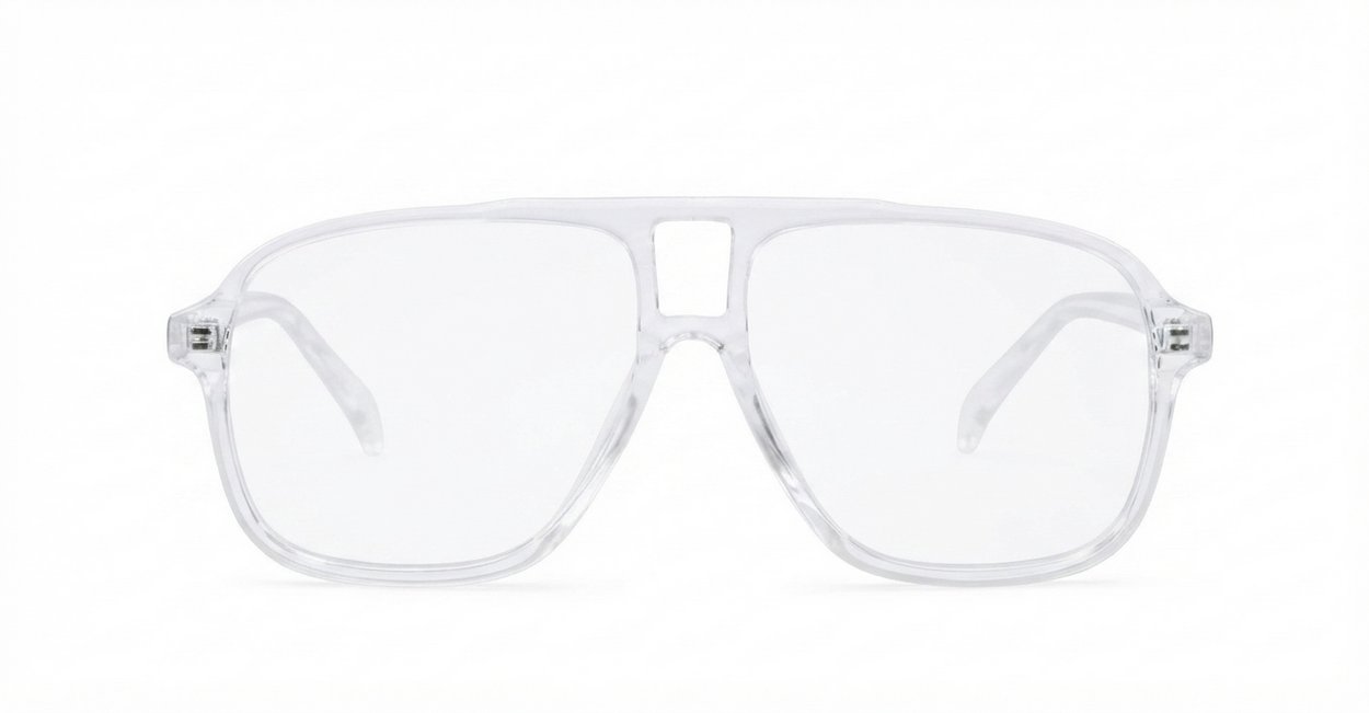 Large aviator blue blocker glasses in black, tortoise or clear with quality steel hinges