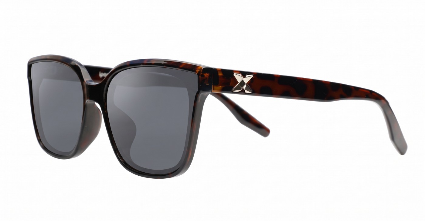 iPOP Skystep polarised cat eye sunnies in with silver temple detail