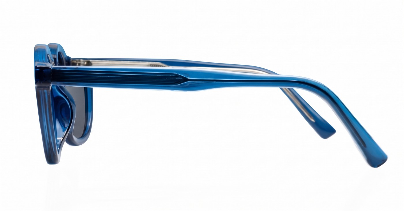  iPOP Audrey vintage round polarised sunnies in with silver detail