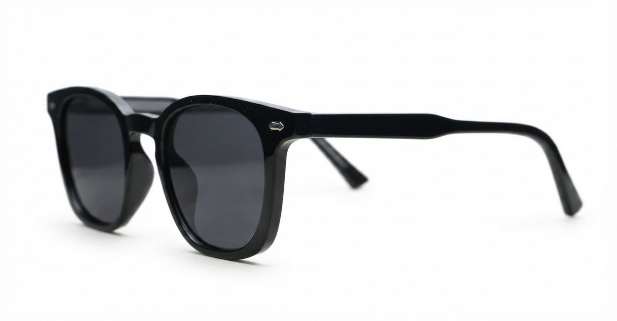Manu small round vintage polarised sunglasses inner core wire temples several colours