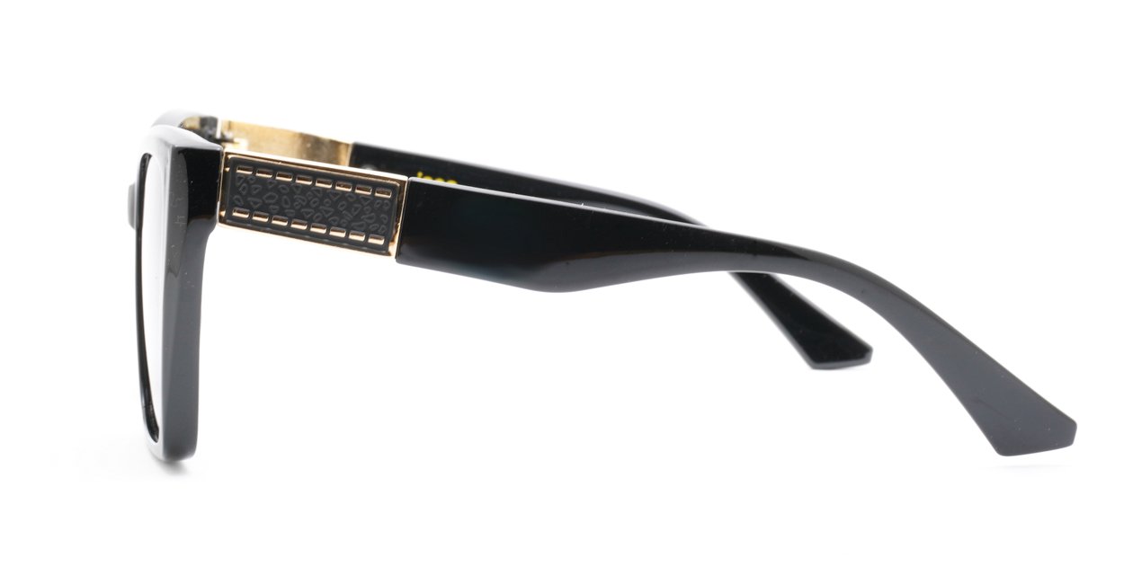 Starlet womens polarised cat eye sunglasses black gold