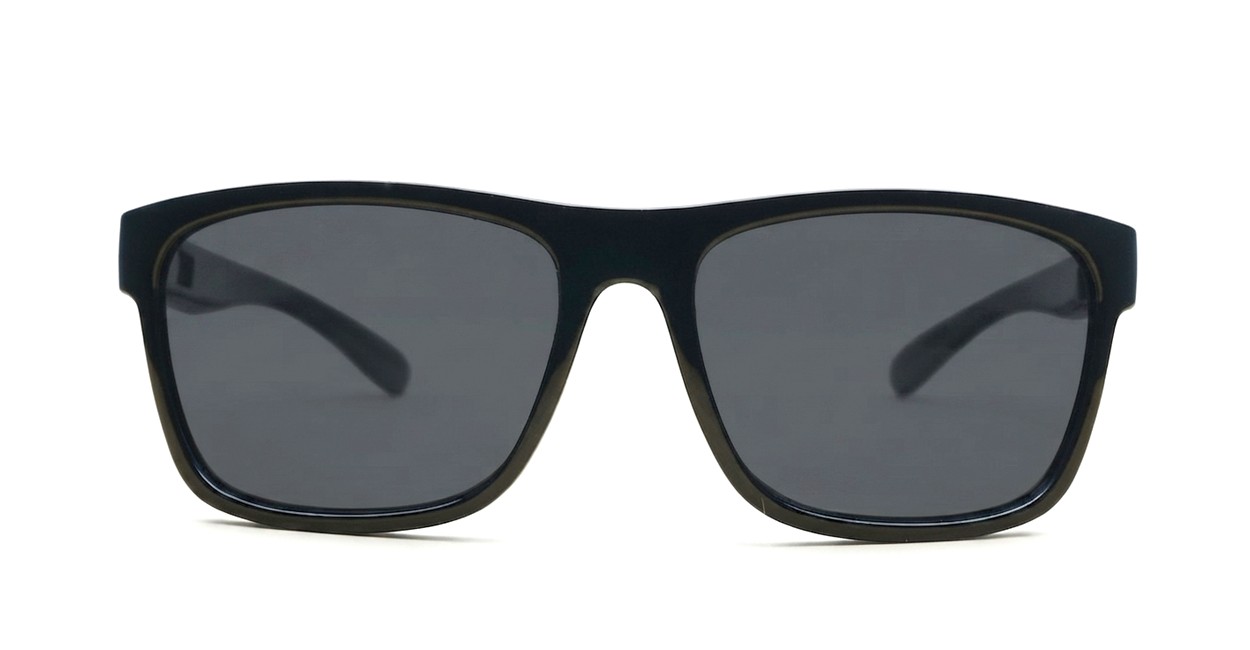 Brock SD men's sports sunglasses with superdark grey lenses and matte black frames