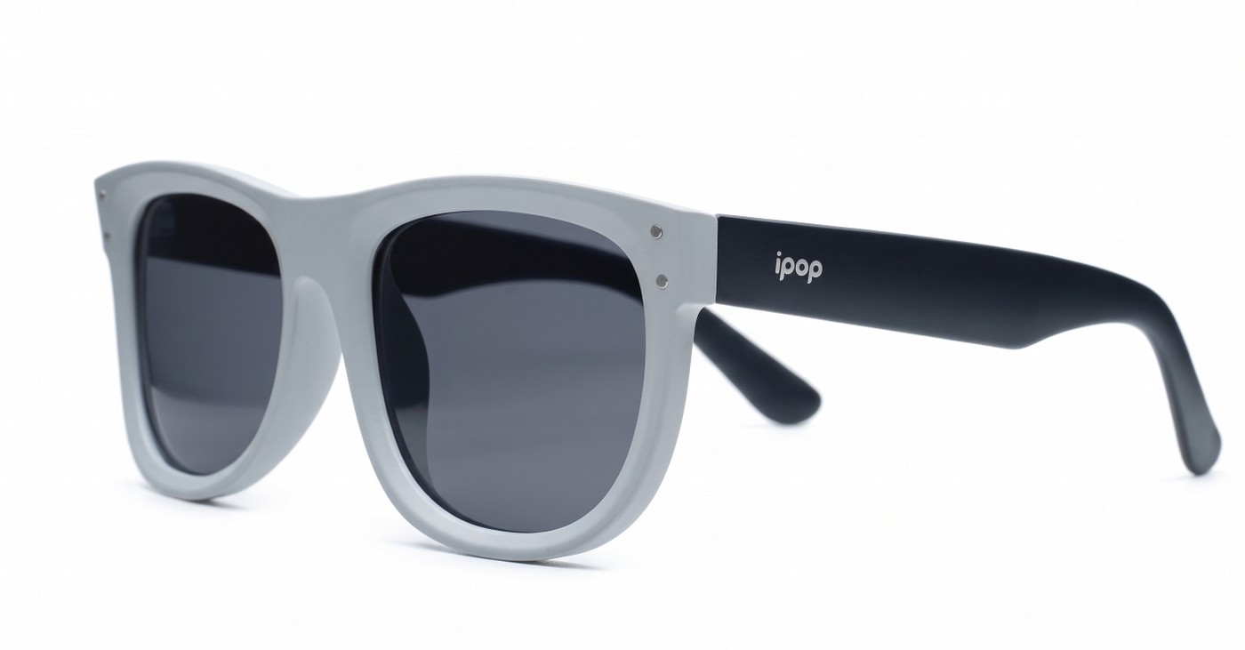 Bold chunky round polarised sunglasses in polycarbonate — Nova by iPOP
