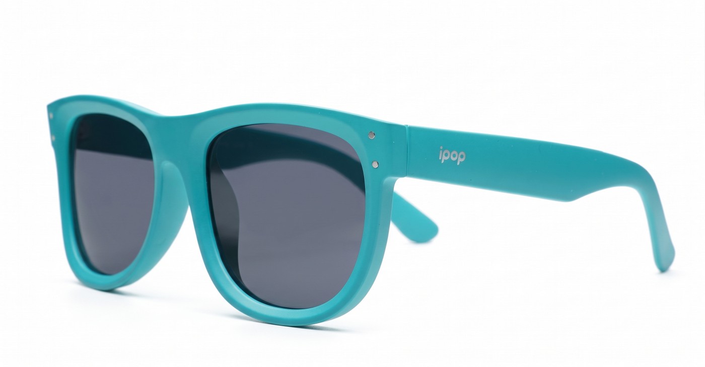 Bold chunky round polarised sunglasses in polycarbonate — Nova by iPOP