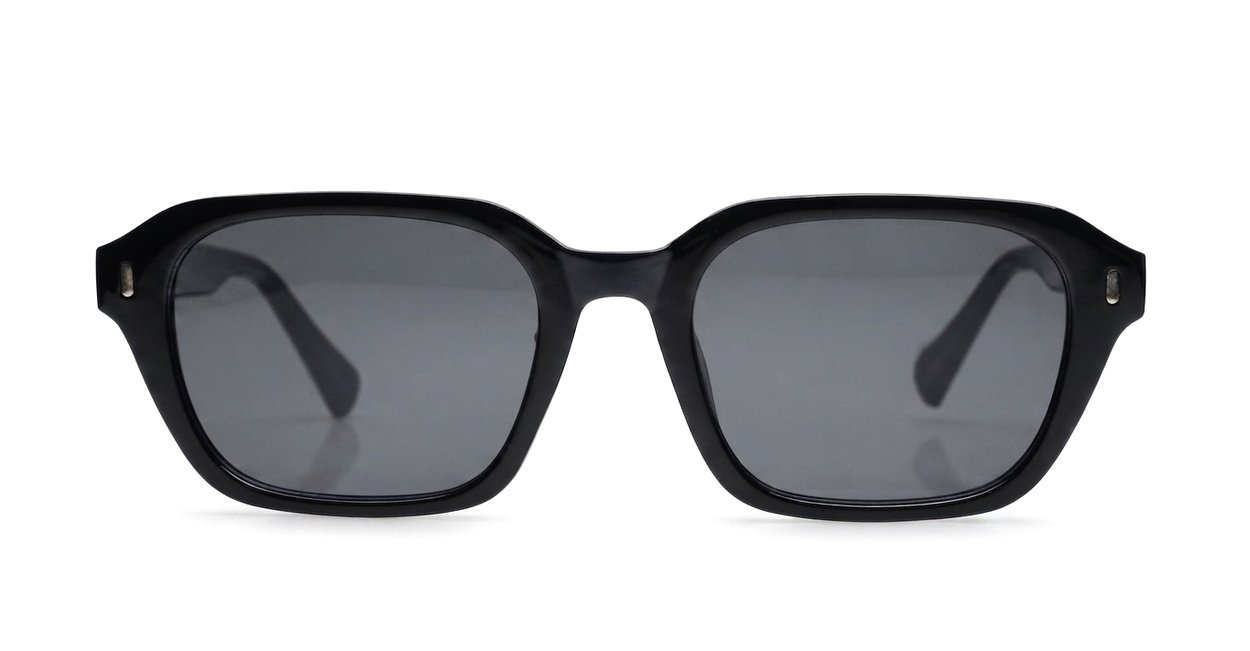 The Bobby unisex retro rectangle UV400 sunglasses with silver accents in three colours