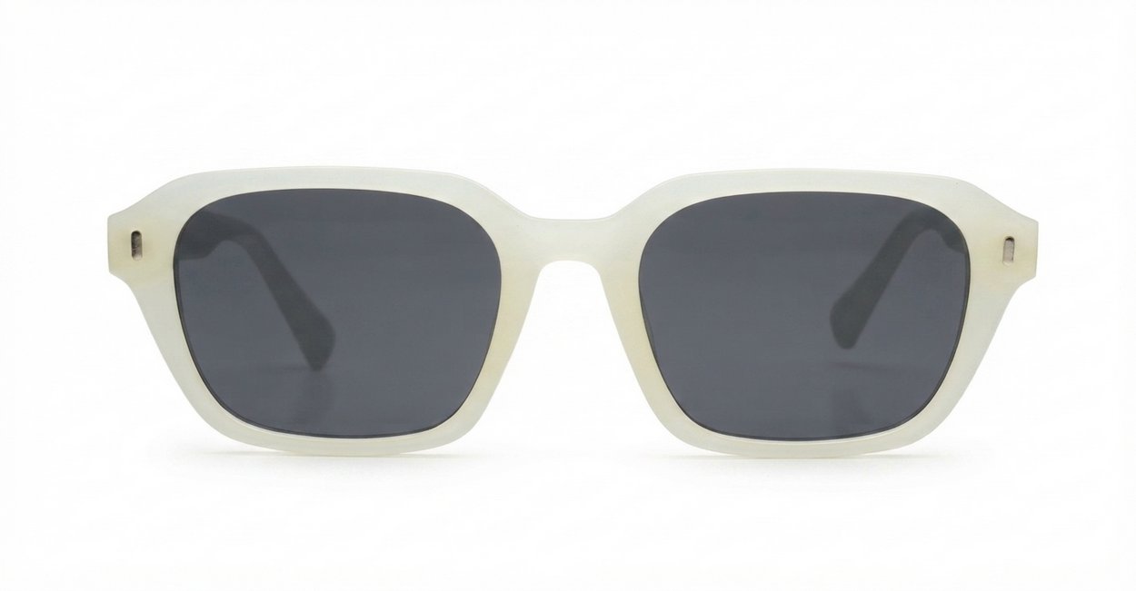 The Bobby unisex retro rectangle UV400 sunglasses with silver accents in three colours