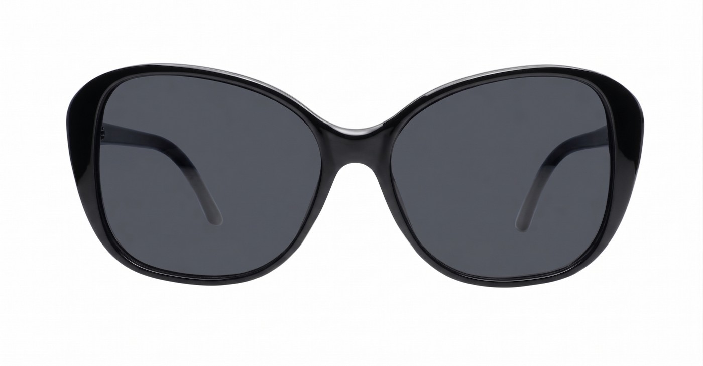 The Zaro bug-style UV400 sunglasses with generous coverage and stainless steel hinges