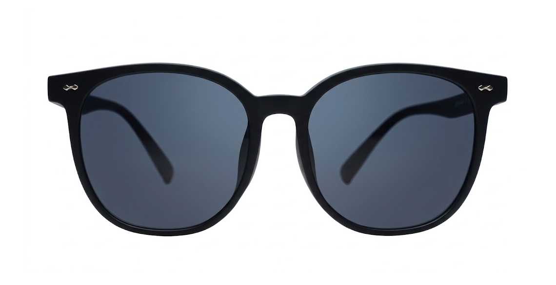 Large round women's polarised sunglasses in TR frames — Sloan by iPOP