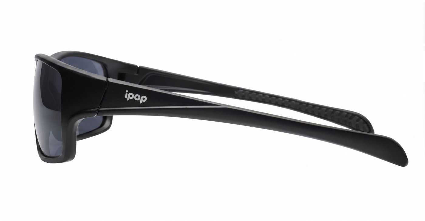  Blackwater matte black sports wrap polarised sunglasses super dark lenses