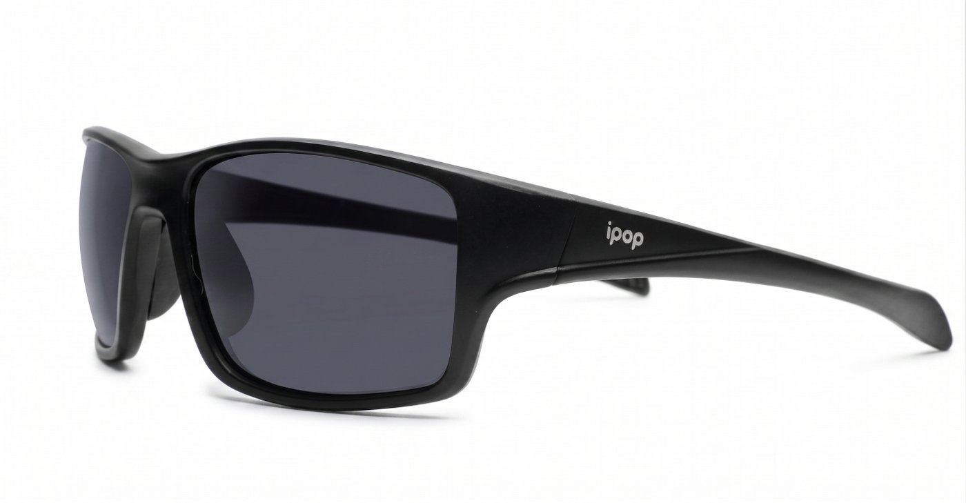  Blackwater matte black sports wrap polarised sunglasses super dark lenses