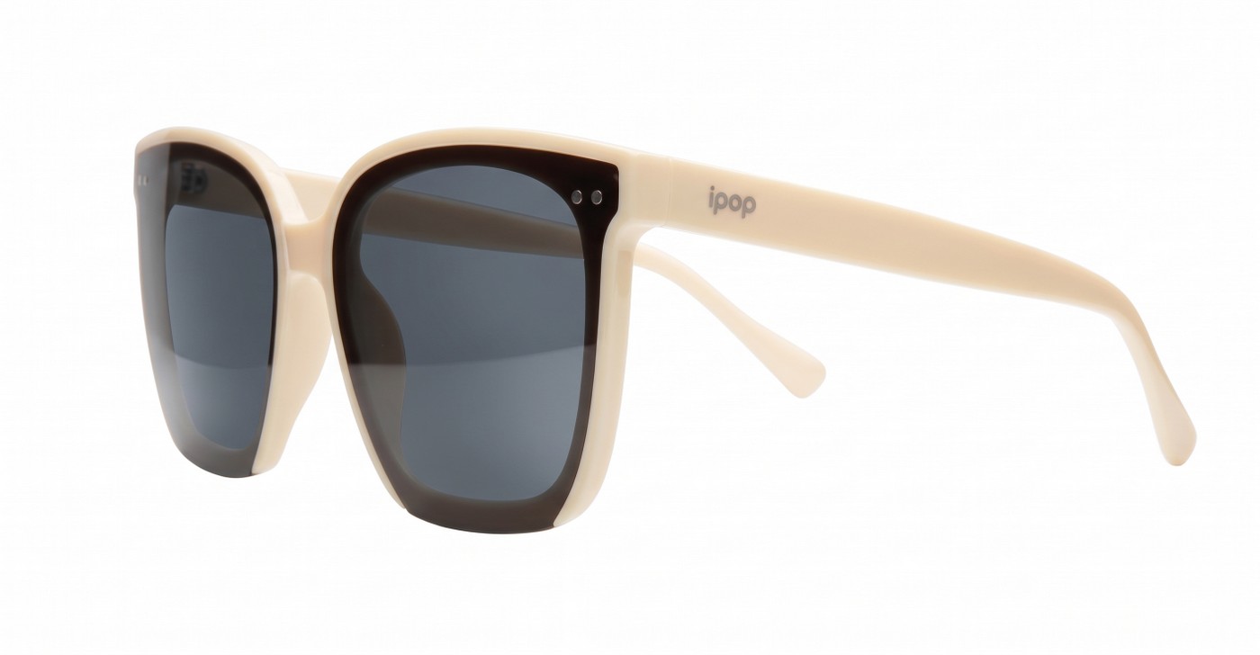 The Indigo large round-square UV400 sunglasses for women with super dark Category 3 lenses