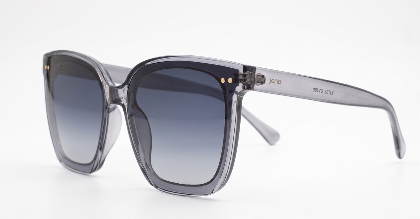 The Indigo large round-square UV400 sunglasses for women with super dark Category 3 lenses