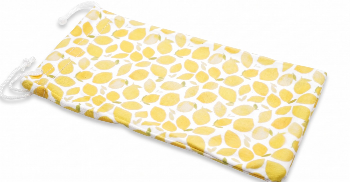 Lemons microfibre soft case with string pull - IPOP NZ