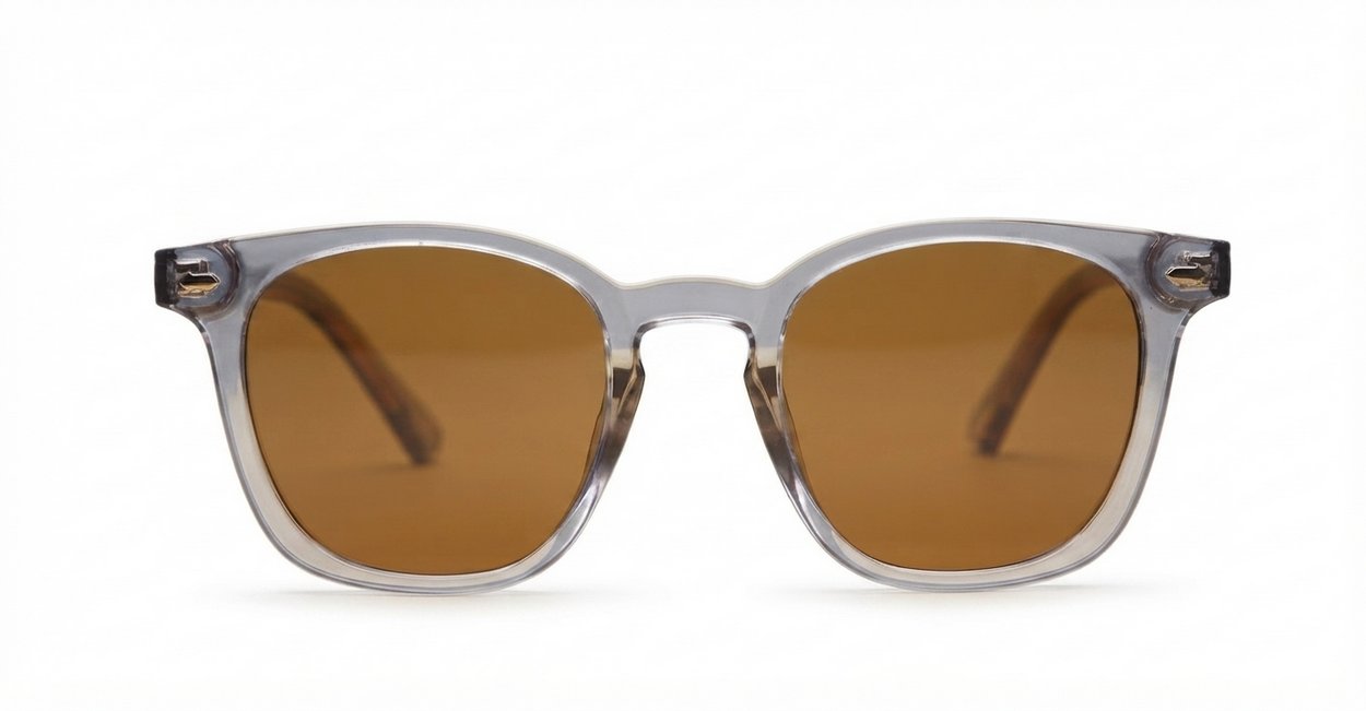 Manu small round vintage polarised sunglasses inner core wire temples several colours
