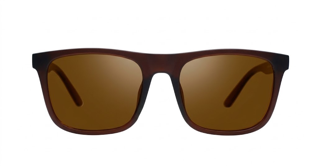Vex wayfarer polarised sunglasses polycarbonate frames metal temple detailing