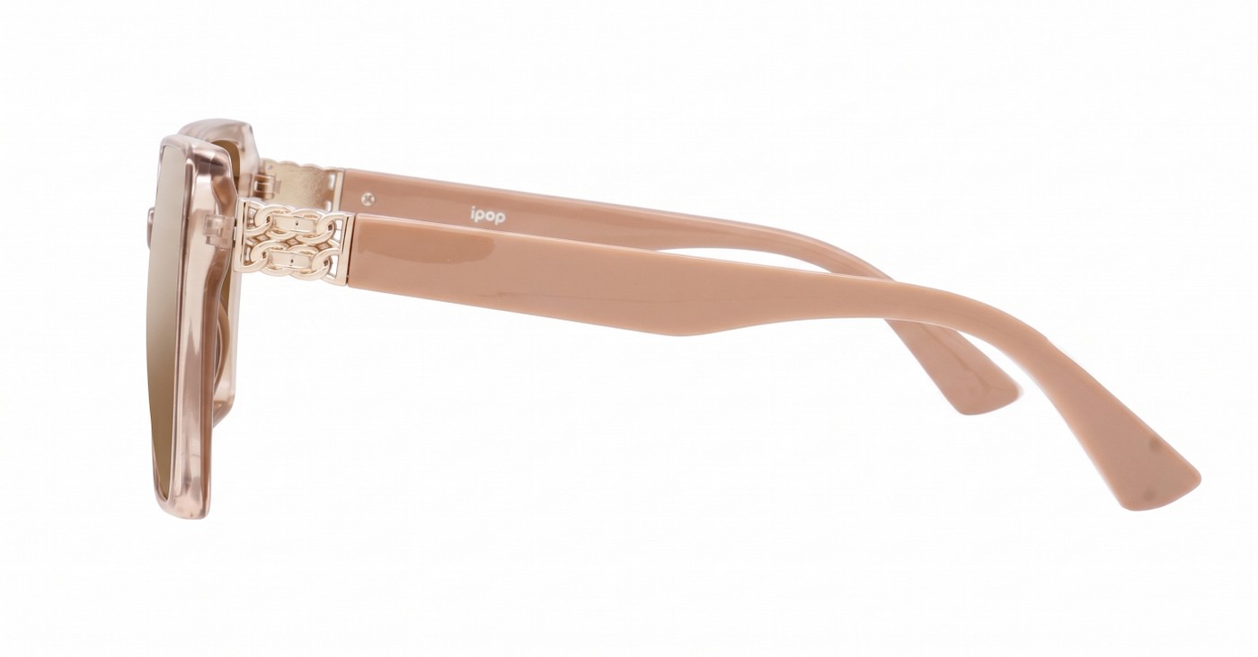 iPOP Duchess oversized square polarised sunnies in temple detail