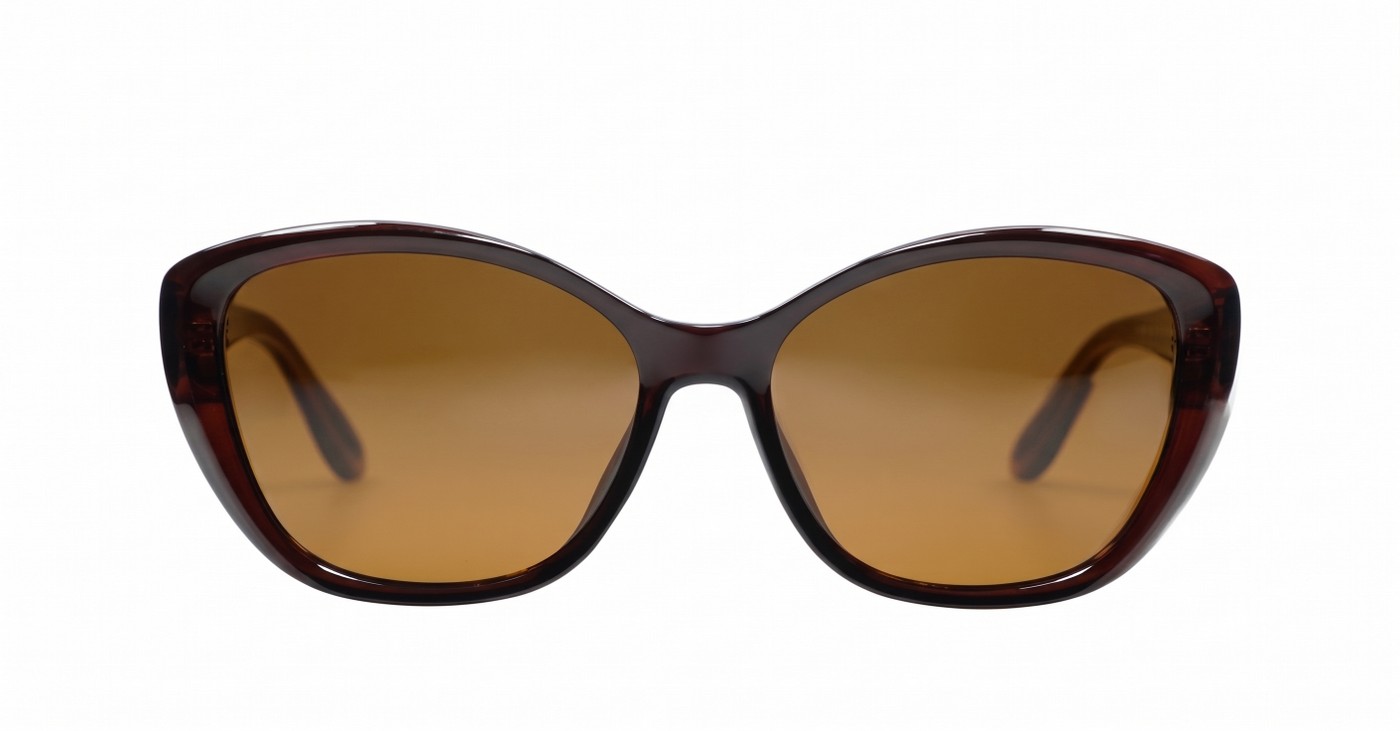 iPOP Maisie polarised soft cat eye sunglasses for women with gold inlay detail