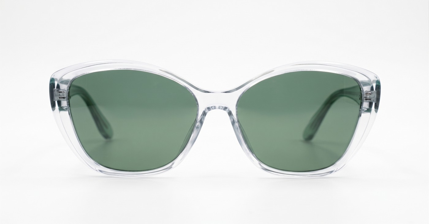iPOP Maisie polarised soft cat eye sunglasses for women with gold inlay detail