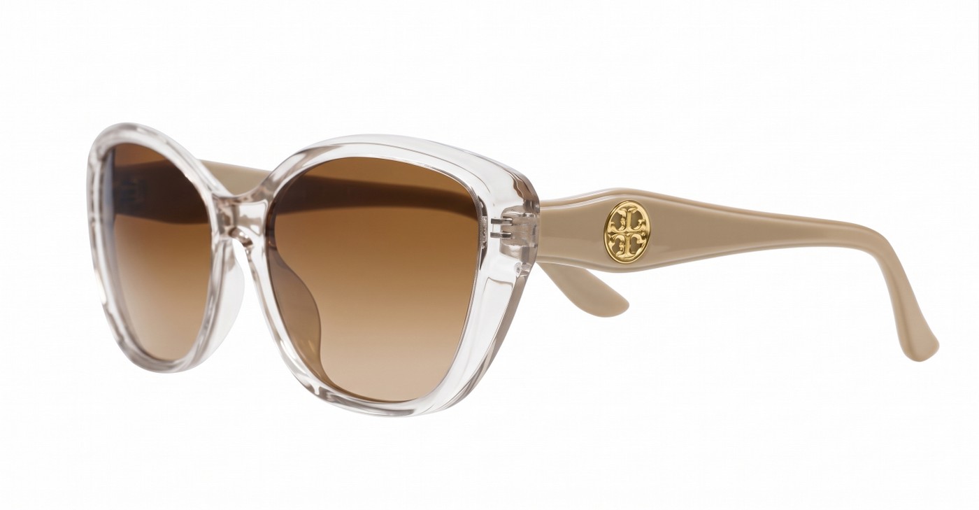 iPOP Maisie polarised soft cat eye sunglasses for women with gold inlay detail