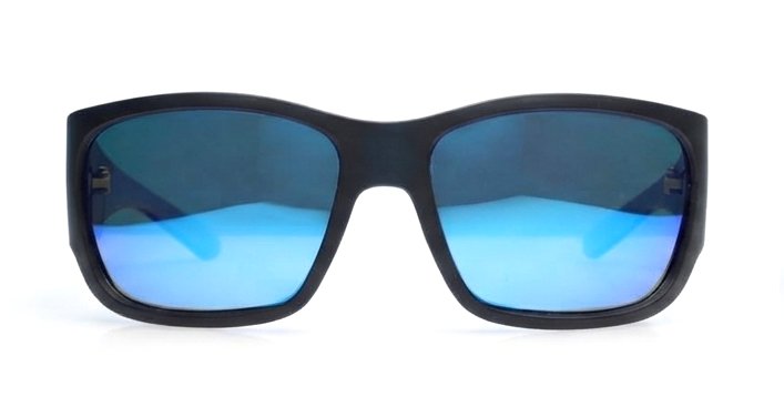 Outrider sports wrap polarised sunglasses wide temples side protection mirror lenses