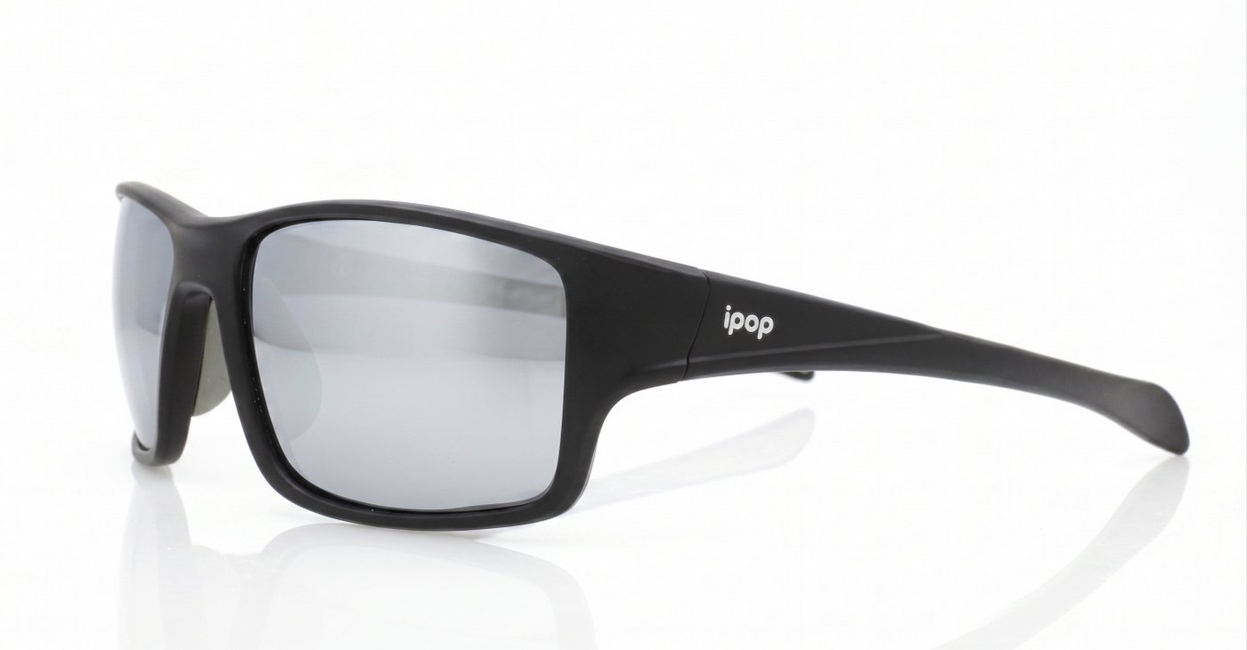 Blackwater Revo matte black sports wrap polarised sunglasses super dark mirror lenses