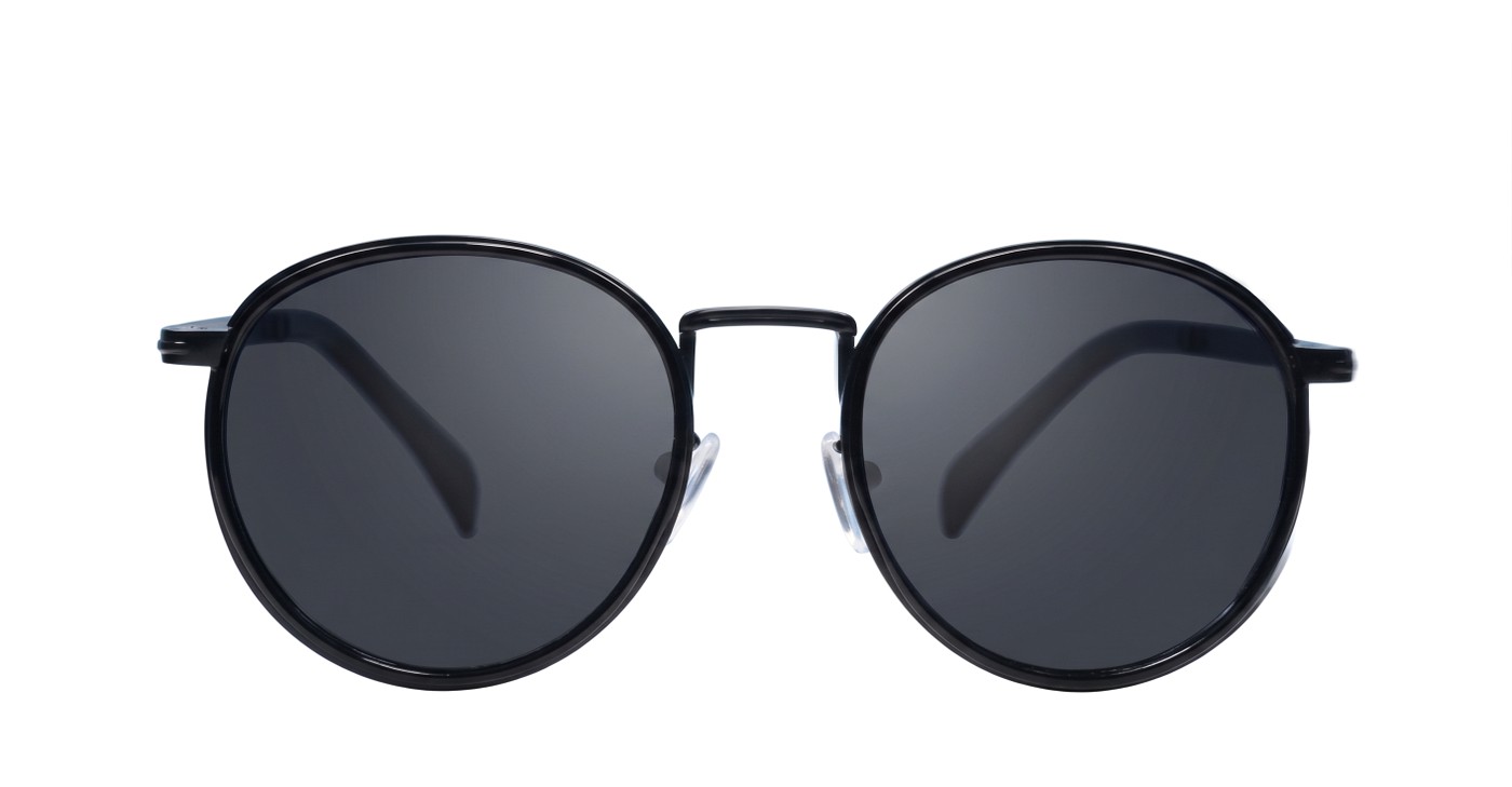 Troy classic round vintage metal polarised sunglasses unisex several colours
