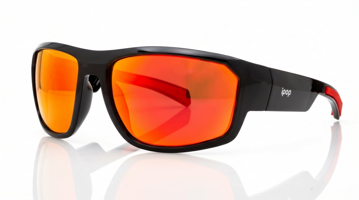  Stone RV revo mirror polarised wrap sunglasses polycarbonate frames