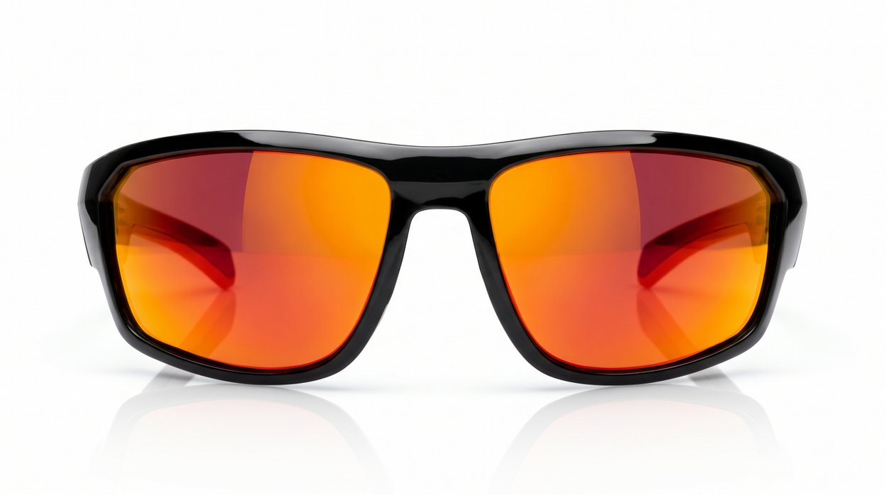  Stone RV revo mirror polarised wrap sunglasses polycarbonate frames