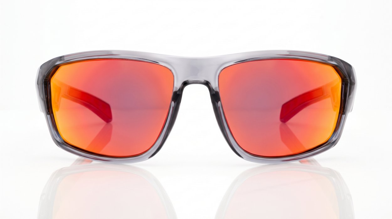  Stone RV revo mirror polarised wrap sunglasses polycarbonate frames