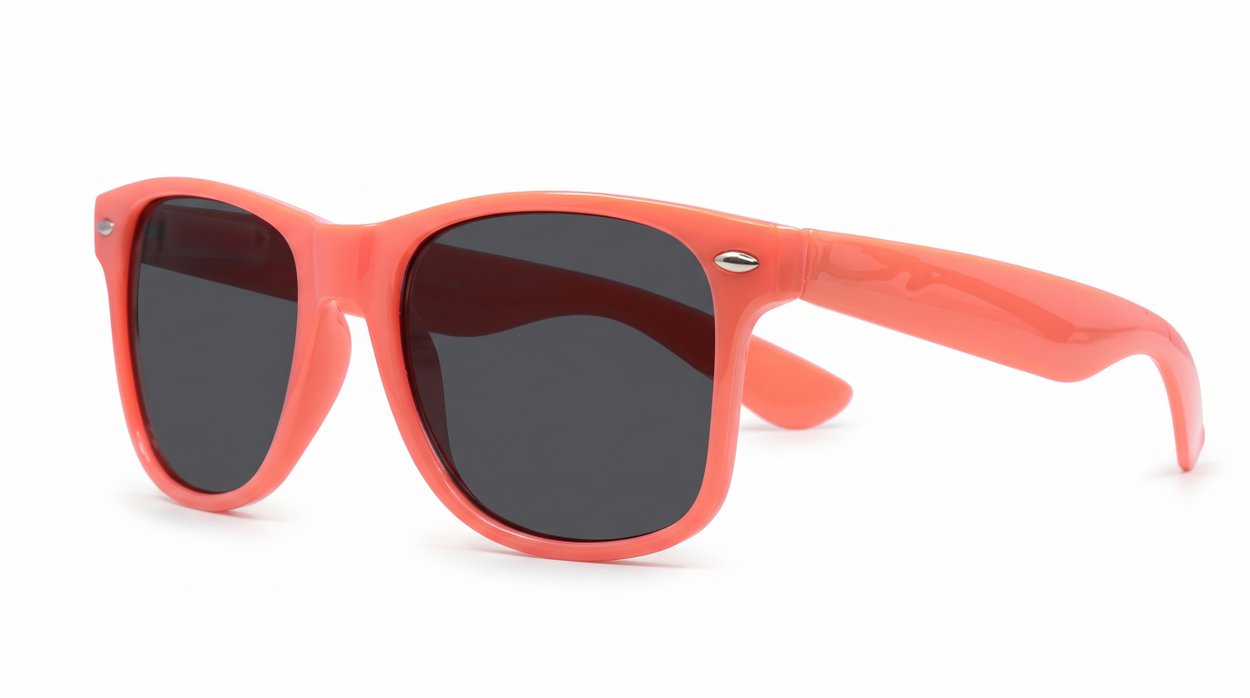 Neo neon wayfarer UV400 sunglasses super dark grey lenses