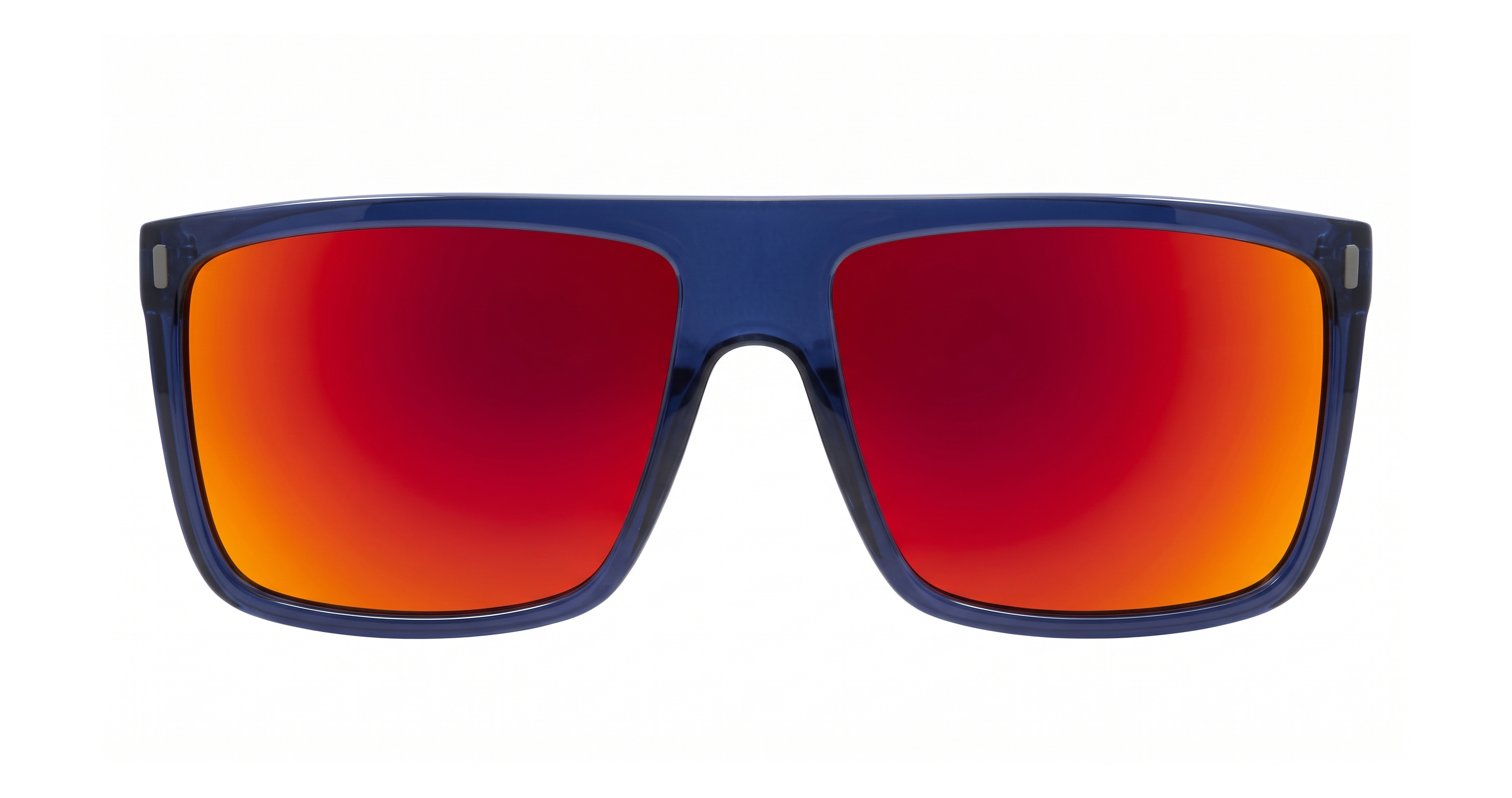 Sports wrap polarised sunglasses with red mirror lenses — Volt Red by iPOP