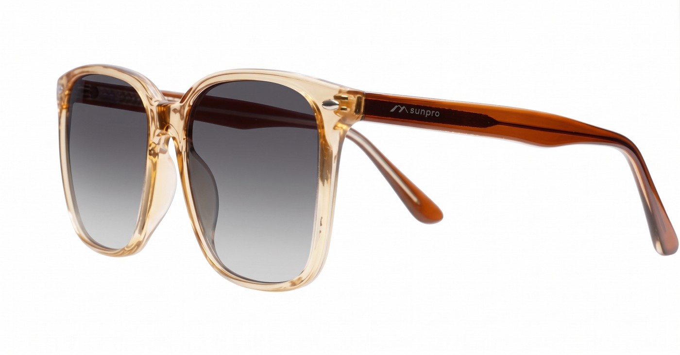The Nina larger round UV400 sunglasses for women with wire-core temples