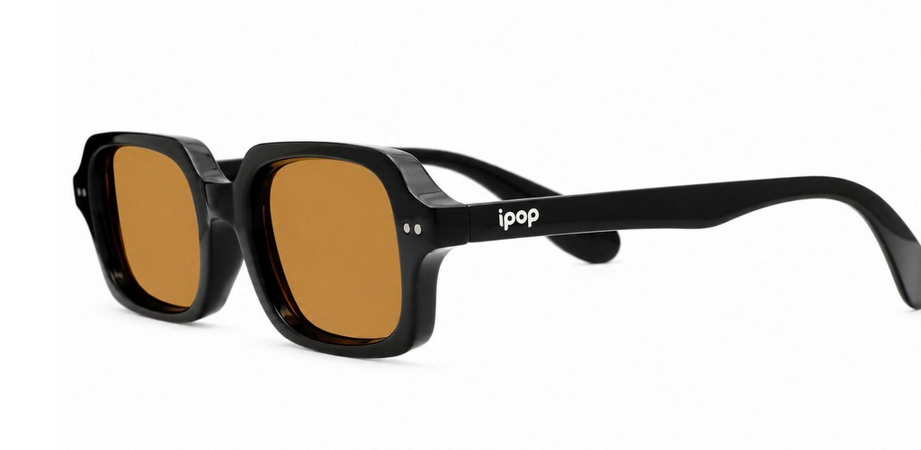 Vintage rectangular sunglasses with silver rivets, iPOP NZ