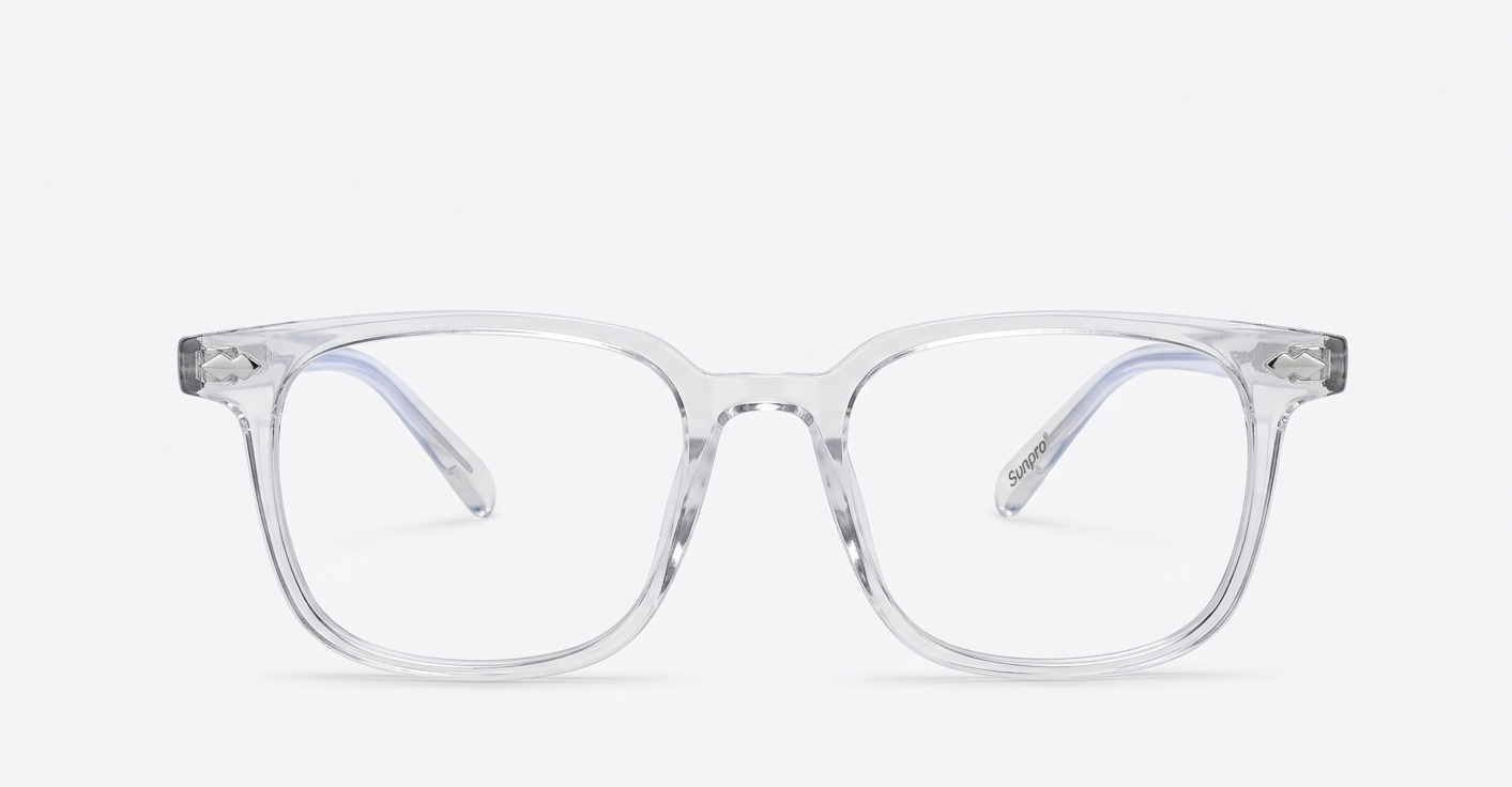 Classic rectangular anti blue light glasses in black, tortoise or clear with sturdy steel hinges