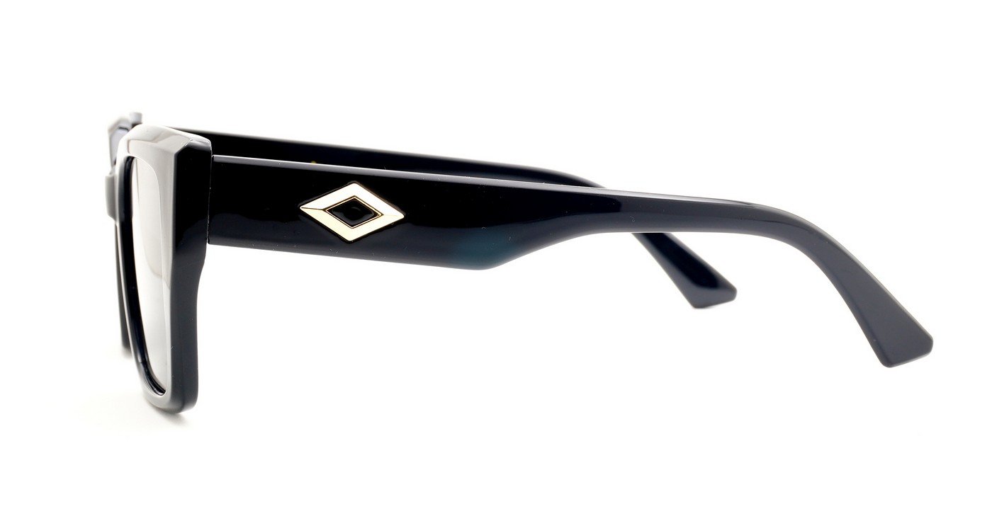 Classic women’s polarised sunglasses with gold temple accents