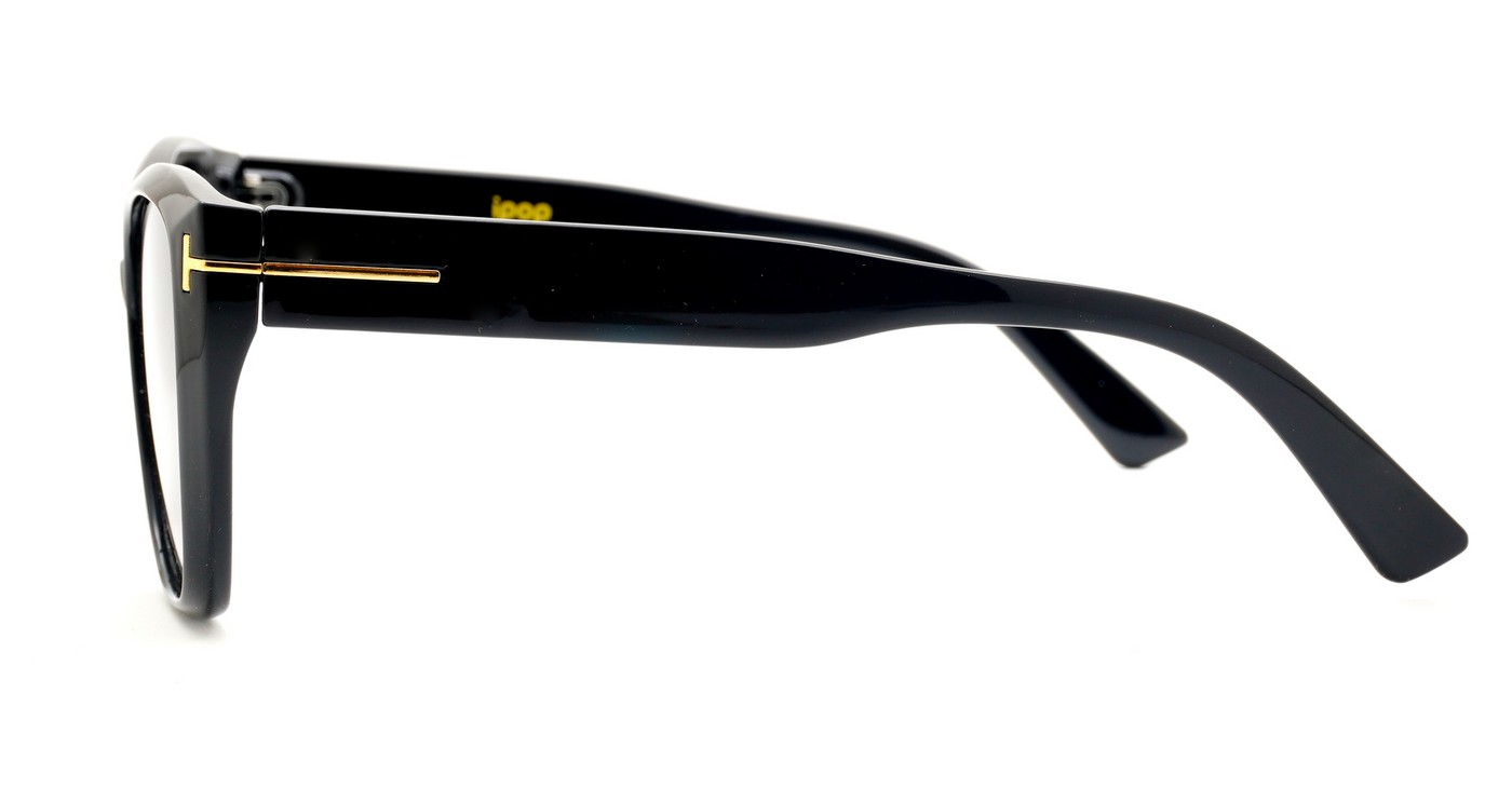 Vintage cat-eye polarised sunglasses with gold detailing on the temples