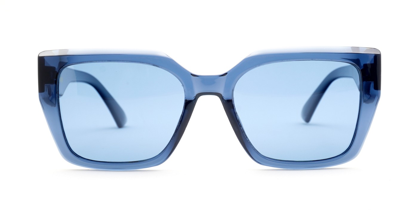 Classic women’s polarised sunglasses with gold temple accents