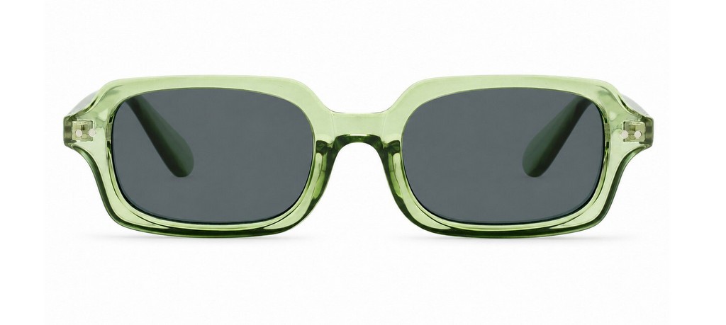 Vintage rectangular sunglasses with silver rivets, iPOP NZ