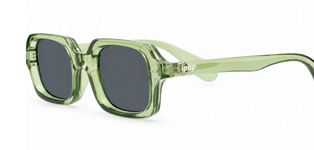 Vintage rectangular sunglasses with silver rivets, iPOP NZ